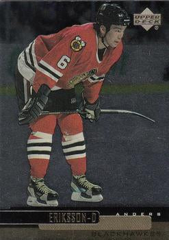 #38 Anders Eriksson - Chicago Blackhawks - 1999-00 Upper Deck Gold Reserve Hockey