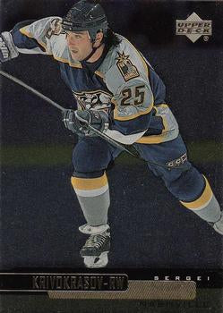 #75 Sergei Krivokrasov - Nashville Predators - 1999-00 Upper Deck Gold Reserve Hockey