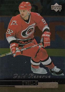 #200 Jeff O'Neill - Carolina Hurricanes - 1999-00 Upper Deck Gold Reserve Hockey