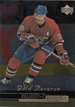 #242 Vladimir Malakhov - Montreal Canadiens - 1999-00 Upper Deck Gold Reserve Hockey