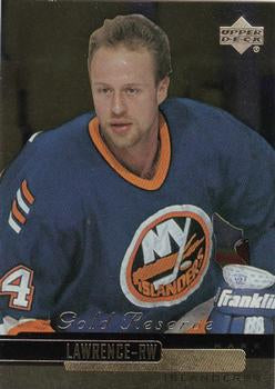 #252 Mark Lawrence - New York Islanders - 1999-00 Upper Deck Gold Reserve Hockey