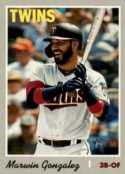 #553 Marwin Gonzalez - Minnesota Twins - 2019 Topps Heritage Baseball
