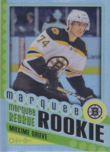 #553 Maxime Sauve - Boston Bruins - 2012-13 O-Pee-Chee - Rainbow Hockey