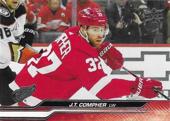 #554 J.T. Compher - Detroit Red Wings -2023-24 Upper Deck Hockey