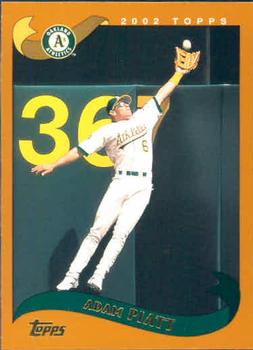 #554 Adam Piatt - Oakland Athletics - 2002 Topps Baseball