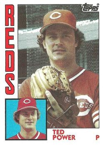 #554 Ted Power - Cincinnati Reds - 1984 Topps Baseball
