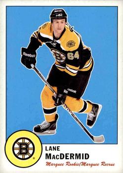 #554 Lane MacDermid - Boston Bruins - 2012-13 O-Pee-Chee - Retro Hockey