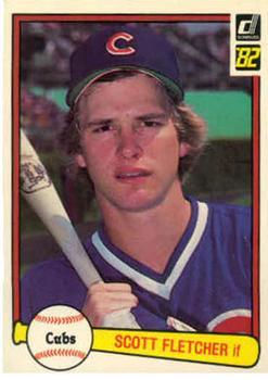 #554 Scott Fletcher - Chicago Cubs - 1982 Donruss Baseball