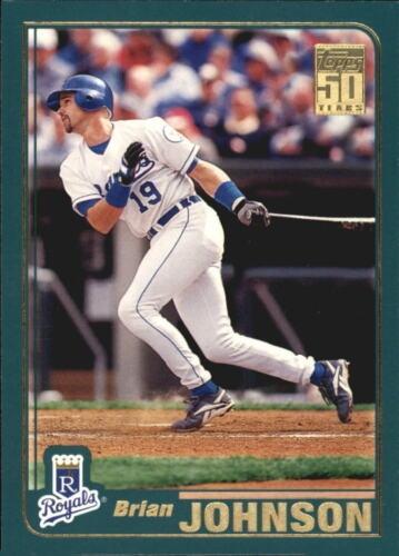 #554 Brian Johnson - Kansas City Royals - 2001 Topps Baseball