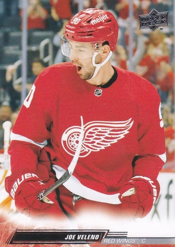 #555 Joe Veleno - Detroit Red Wings - 2022-23 Upper Deck Hockey