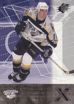 #36 David Legwand - Nashville Predators - 2000-01 SPx Hockey
