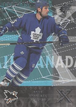 #109 Greg Andrusak - San Jose Sharks - 2000-01 SPx Hockey