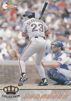 #555 Steve Scarsone - San Francisco Giants - 1994 Pacific Baseball