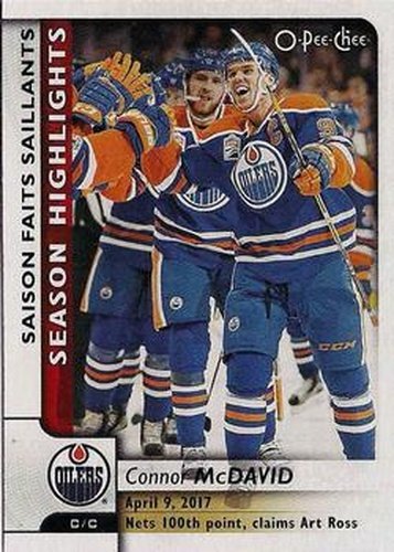 #555 Connor McDavid - Edmonton Oilers - 2017-18 O-Pee-Chee Hockey