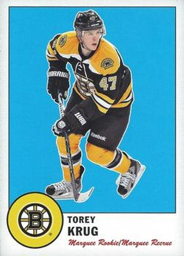 #555 Torey Krug - Boston Bruins - 2012-13 O-Pee-Chee - Retro Hockey