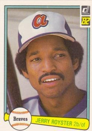 #555 Jerry Royster - Atlanta Braves - 1982 Donruss Baseball