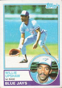 #556 Willie Upshaw - Toronto Blue Jays - 1983 Topps Baseball