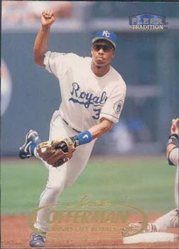 #557 Jose Offerman - Kansas City Royals - 1998 Fleer Tradition Baseball