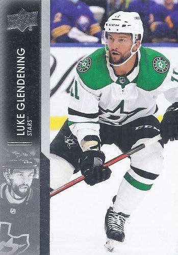 #557 Luke Glendening - Dallas Stars - 2021-22 Upper Deck Hockey