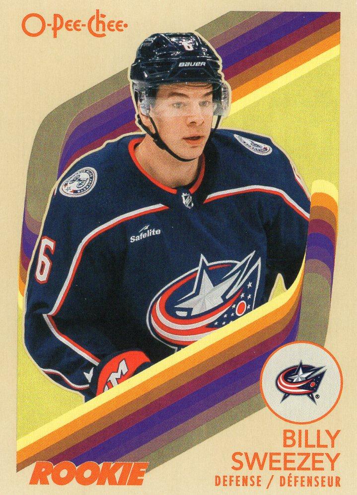 #557 Billy Sweezey - Columbus Blue Jackets - 2023-24 O-Pee-Chee - Retro Hockey