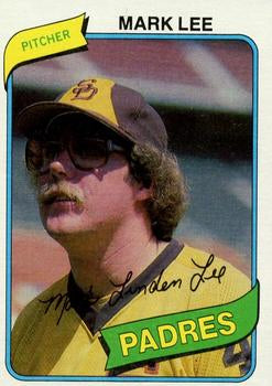 #557a Mark Lee - San Diego Padres - 1980 Topps Baseball