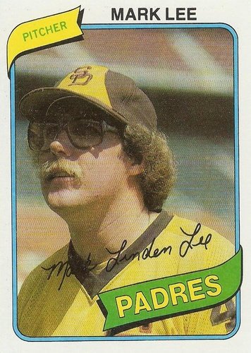#557b Mark Lee - San Diego Padres - 1980 Topps Baseball