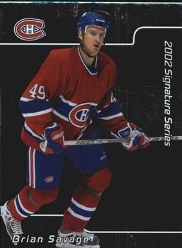 #15 Brian Savage - Montreal Canadiens - 2001-02 Be a Player Signature Series Hockey