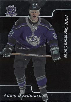 #25 Adam Deadmarsh - Los Angeles Kings - 2001-02 Be a Player Signature Series Hockey