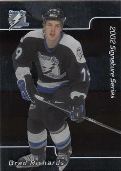 #26 Brad Richards - Tampa Bay Lightning - 2001-02 Be a Player Signature Series Hockey