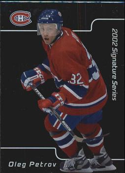 #63 Oleg Petrov - Montreal Canadiens - 2001-02 Be a Player Signature Series Hockey