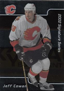 #75 Jeff Cowan - Calgary Flames - 2001-02 Be a Player Signature Series Hockey
