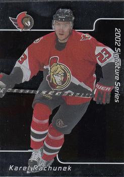 #101 Karel Rachunek - Ottawa Senators - 2001-02 Be a Player Signature Series Hockey