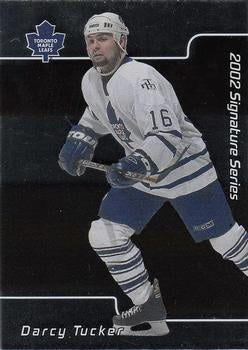 #102 Darcy Tucker - Toronto Maple Leafs - 2001-02 Be a Player Signature Series Hockey