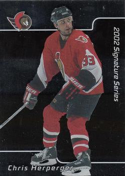 #119 Chris Herperger - Ottawa Senators - 2001-02 Be a Player Signature Series Hockey