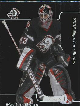 #150 Martin Biron - Buffalo Sabres - 2001-02 Be a Player Signature Series Hockey