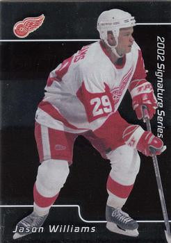 #211 Jason Williams - Detroit Red Wings - 2001-02 Be a Player Signature Series Hockey