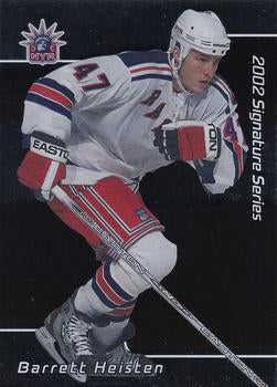 #218 Barrett Heisten - New York Rangers - 2001-02 Be a Player Signature Series Hockey