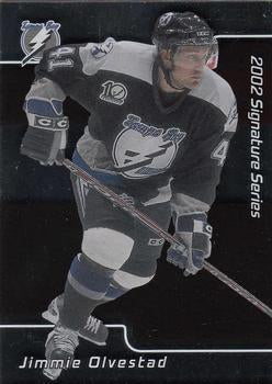 #222 Jimmie Olvestad - Tampa Bay Lightning - 2001-02 Be a Player Signature Series Hockey