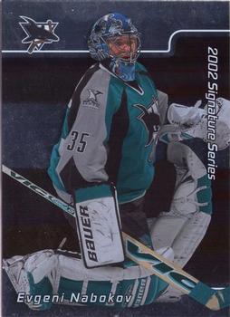 #24 Evgeni Nabokov - San Jose Sharks - 2001-02 Be a Player Signature Series Hockey