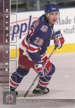 #2 Radek Dvorak - New York Rangers - 2001-02 Be a Player Memorabilia Hockey