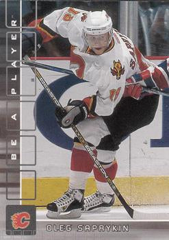 #10 Oleg Saprykin - Calgary Flames - 2001-02 Be a Player Memorabilia Hockey