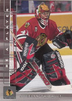 #12 Jocelyn Thibault - Chicago Blackhawks - 2001-02 Be a Player Memorabilia Hockey