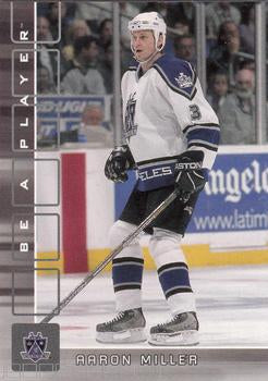#39 Aaron Miller - Los Angeles Kings - 2001-02 Be a Player Memorabilia Hockey