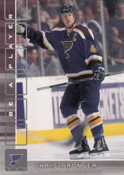 #64 Chris Pronger - St. Louis Blues - 2001-02 Be a Player Memorabilia Hockey