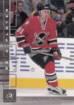 #89 Miroslav Satan - Buffalo Sabres - 2001-02 Be a Player Memorabilia Hockey