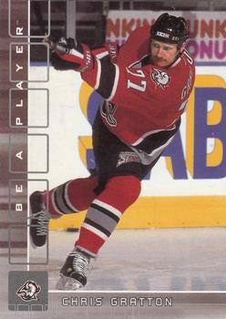 #145 Chris Gratton - Buffalo Sabres - 2001-02 Be a Player Memorabilia Hockey