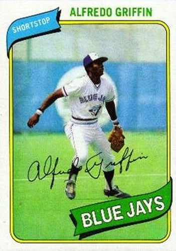 #558 Alfredo Griffin - Toronto Blue Jays - 1980 Topps Baseball