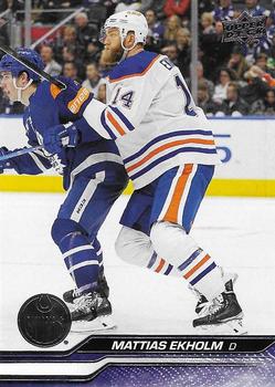 #558 Mattias Ekholm - Edmonton Oilers -2023-24 Upper Deck Hockey