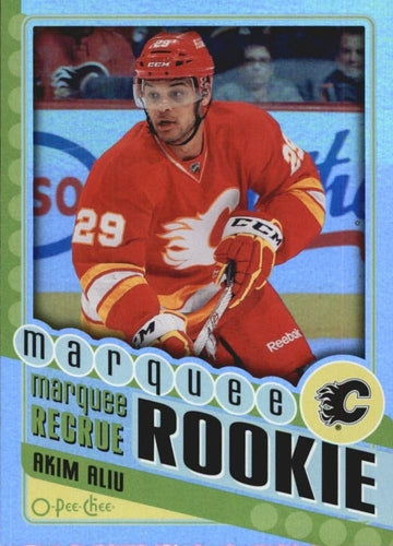 #559 Akim Aliu - Calgary Flames - 2012-13 O-Pee-Chee - Rainbow Hockey