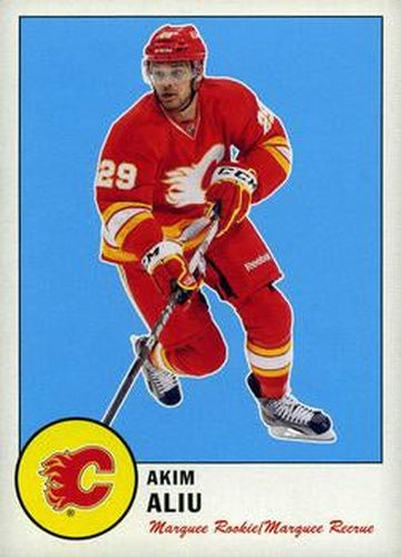 #559 Akim Aliu - Calgary Flames - 2012-13 O-Pee-Chee - Retro Hockey